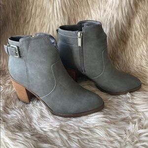 JustFab Medium Heeled Booties